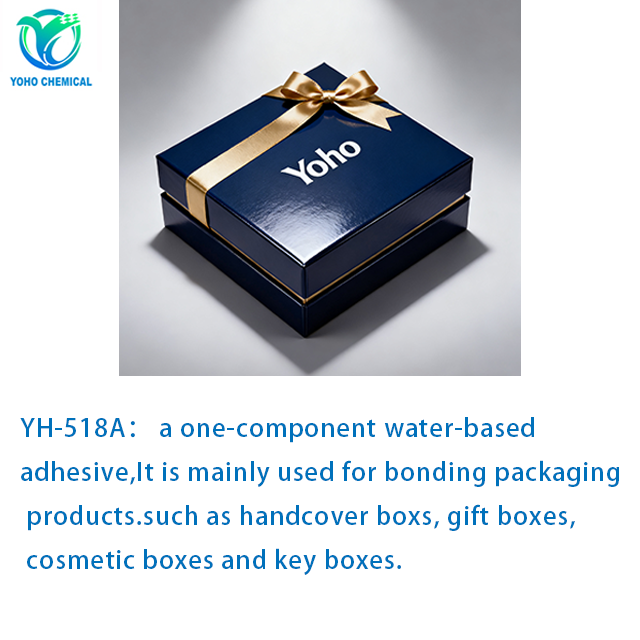 Adhesivo que lamina de papel para cajas de cartón, cajas de regalo de alta viscosidad, estable, YH-518A